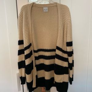 Striped cardigan